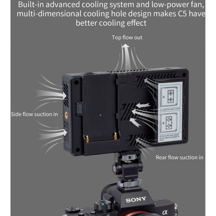 Andycine C5 Monitor airflow