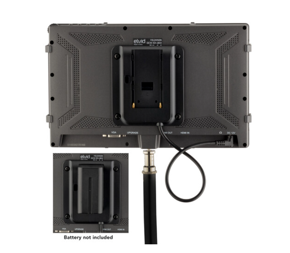 Elvid FieldVision 10.1" LCD OnCamera Monitor Newsshooter