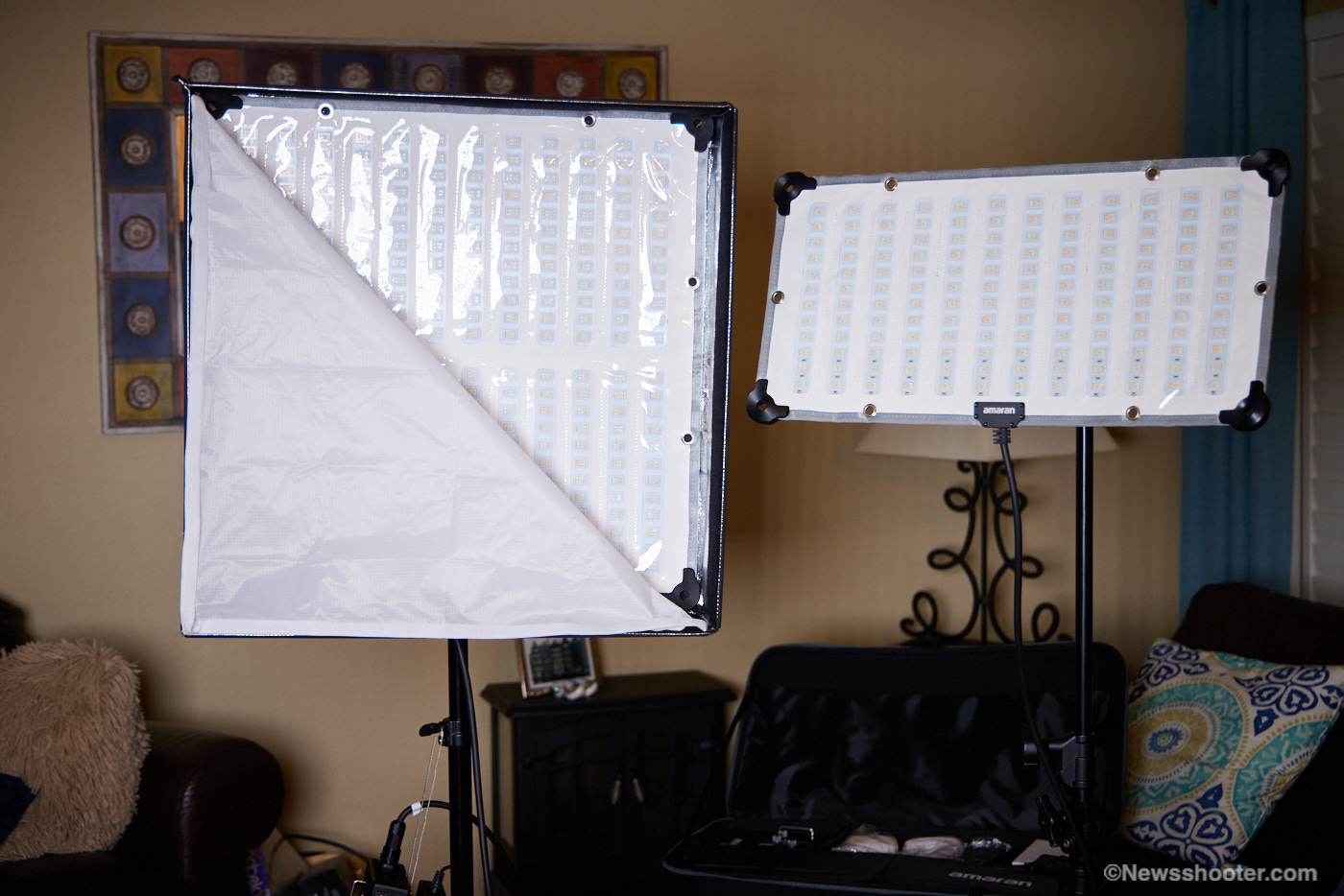 amaran F21c, F21x, & F22c, F22x LED Flexible Panel Lights First