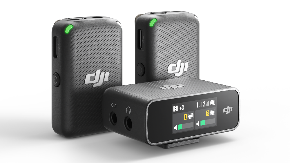 DJI Mic Transmitters and receiver a Newsshooter