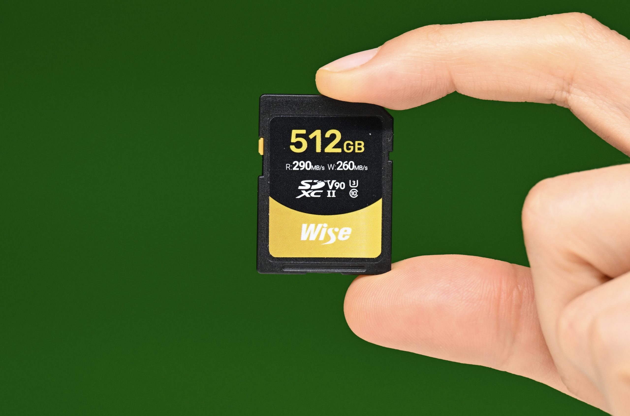 Wise 512GB V90 SDXC UHS-II Memory Card Review - Newsshooter