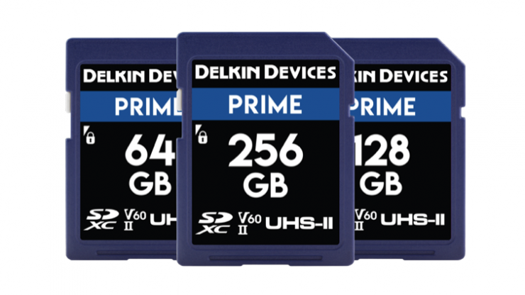 Delkin Devices PRIME UHS-II (V60) SD memory cards