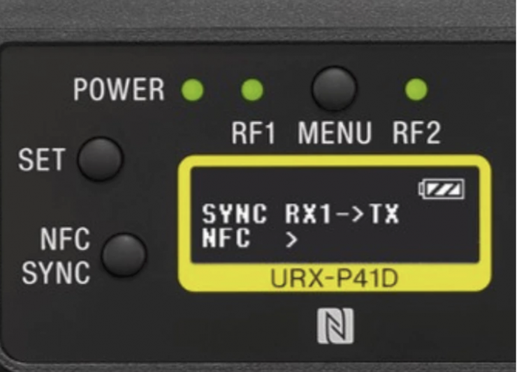 URX P41D Channel setting