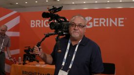 Bright Tangerine KASBAH Shoulder Support System first look at CineGear 2022