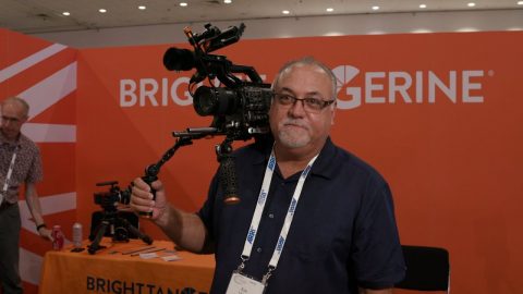 Bright Tangerine KASBAH Shoulder Support System first look at CineGear 2022