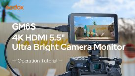 Godox GM6S Ultra Bright Camera Monitor Operation Tutorial