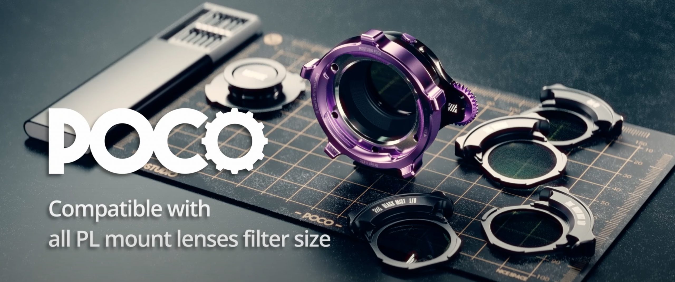 MOFAGE POCO Drop-in Filter Adapter that is compatible with most PL