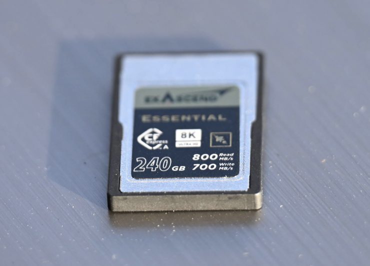 Exascend 240GB Essential CFexpress Type A Card Review - Newsshooter