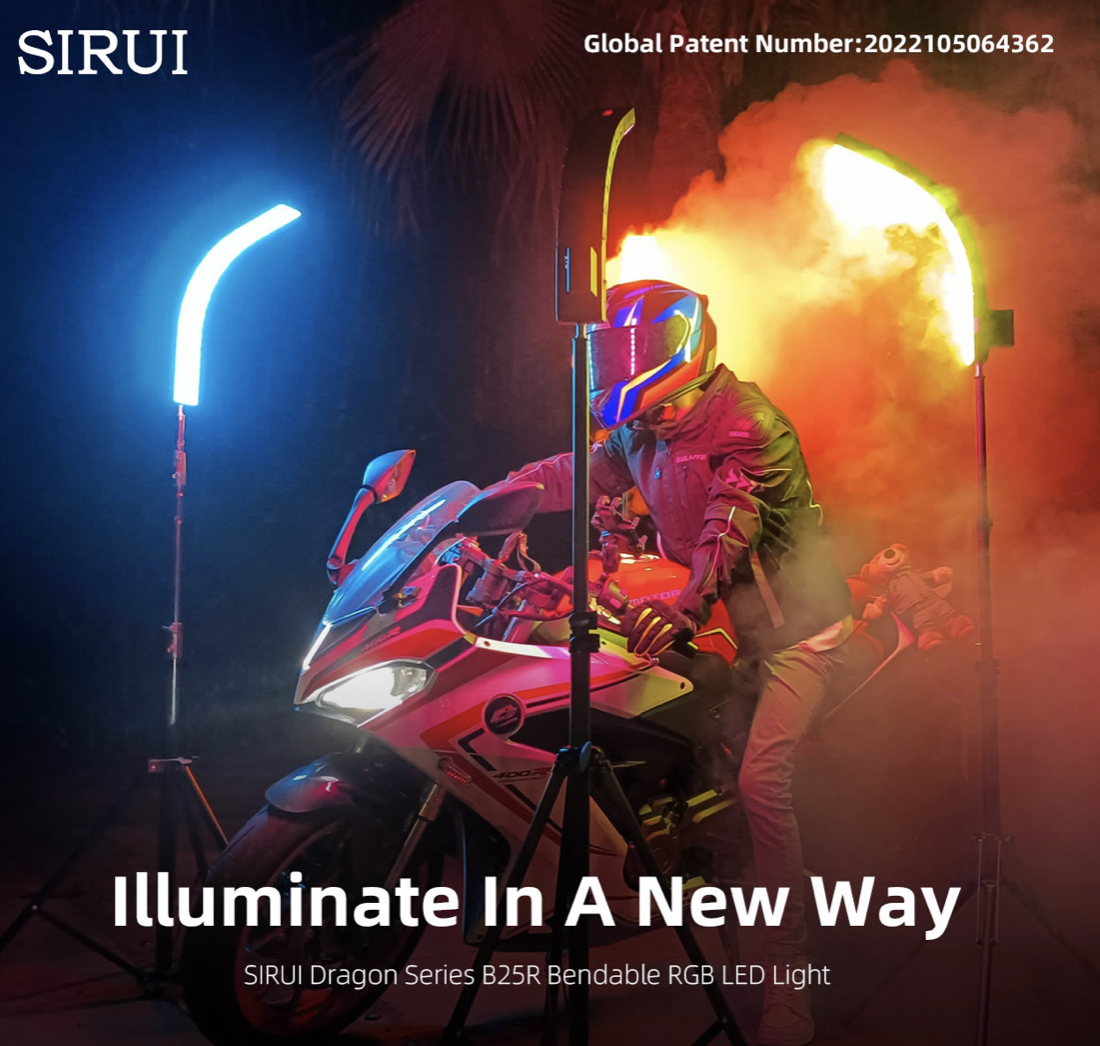 SIRUI Dragon Series B25R Bendable RGB LED Light - Newsshooter