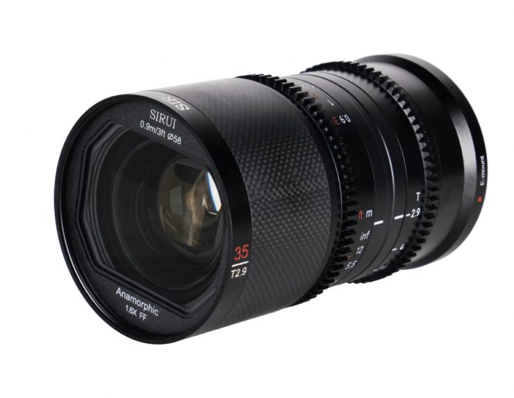 SIRUI 35mm T2.9 1.6x Full Frame Anamorphic Lens - Newsshooter