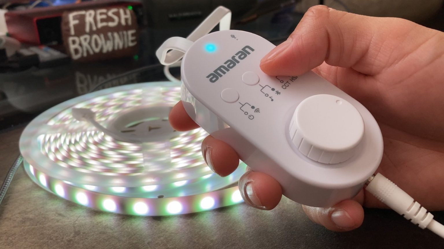 amaran SM5c RGB smart pixel LED strip light Newsshooter