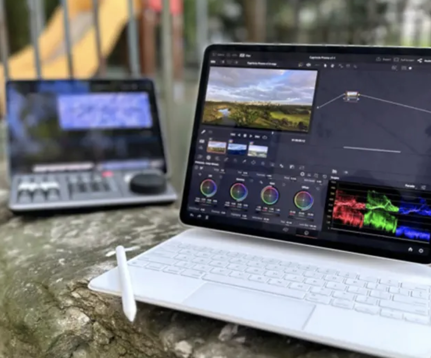 Edycja i ocena w DaVinci Resolve na nowym iPadzie Pro M2