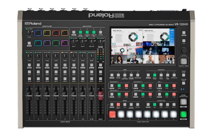 Mezclador AV de transmisión directa Roland VR-120HD