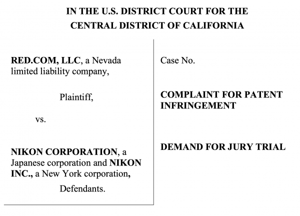 RED Patent Lawsuit Against Nikon Dismissed Newsshooter