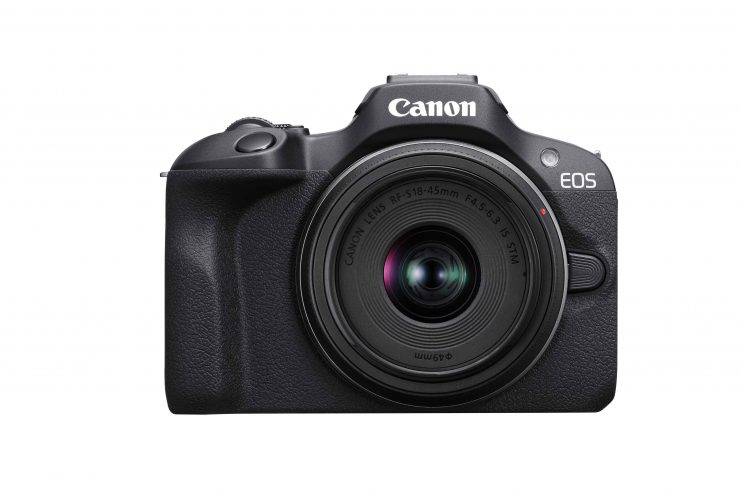 08 EOS R100 Black TheFront RF S18 45mm