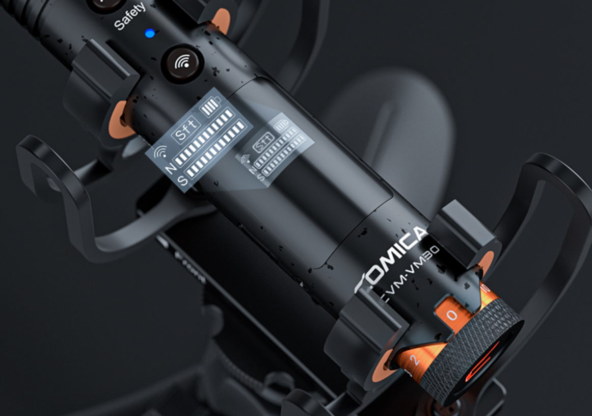 Comica CVMVM30 wireless shotgun microphone Newsshooter