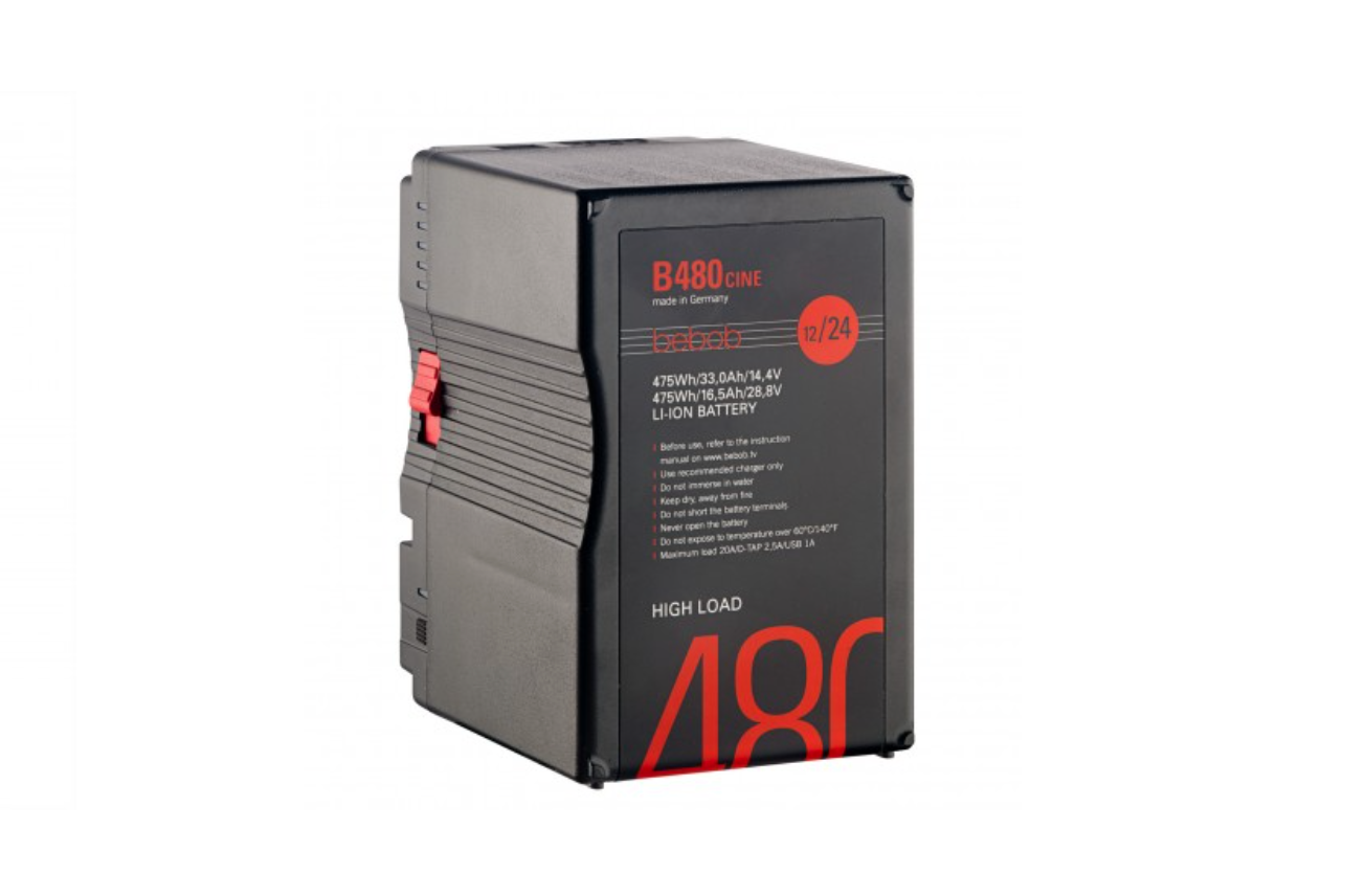 bebob B480cine The world's highest capacity Bmount Battery Newsshooter