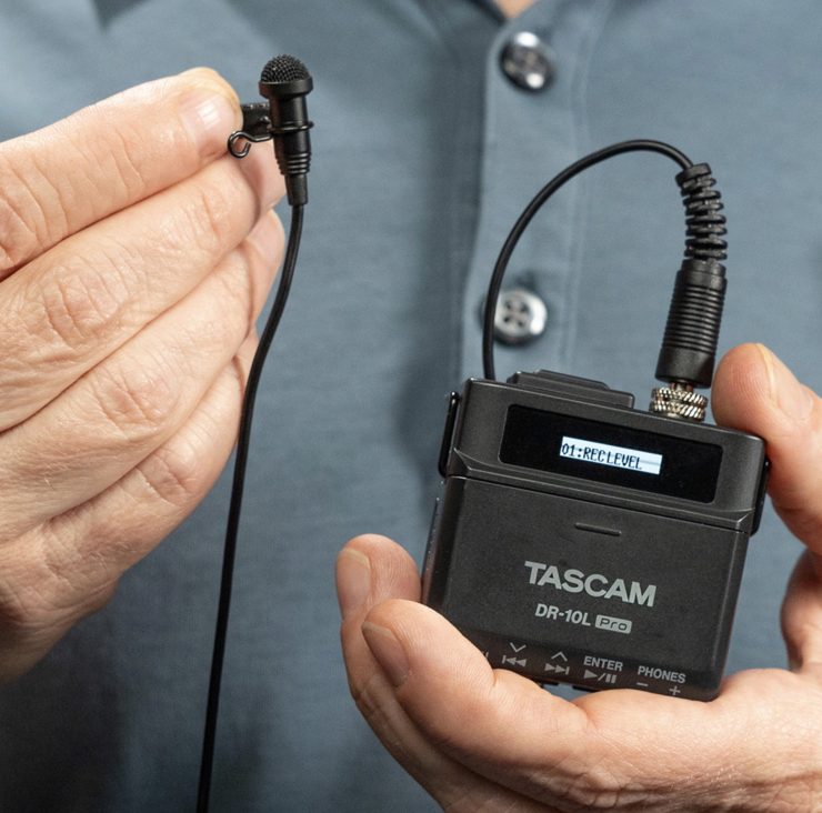 Tascam DR-10L Pro with 32-Bit Float Recording & Timecode Support