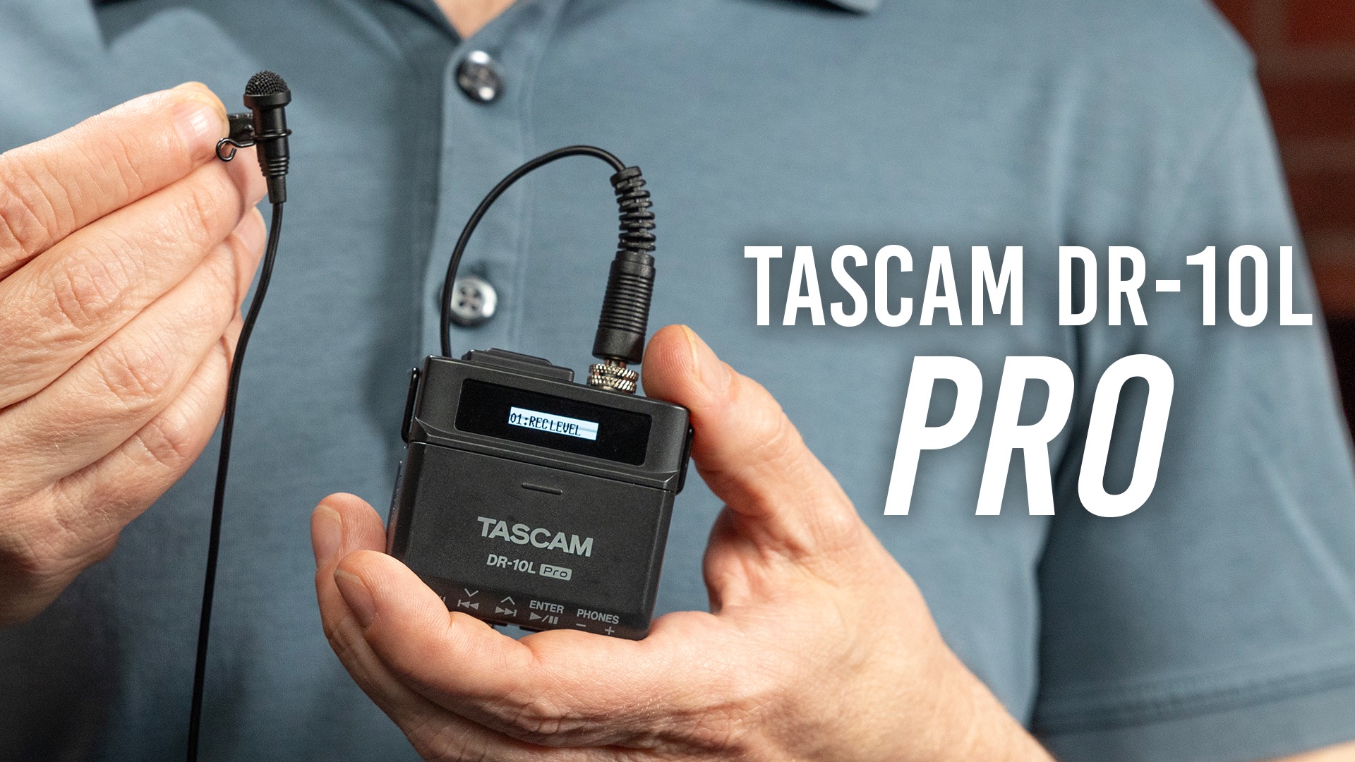Tascam DR-10L Pro with 32-Bit Float Recording & Timecode Support