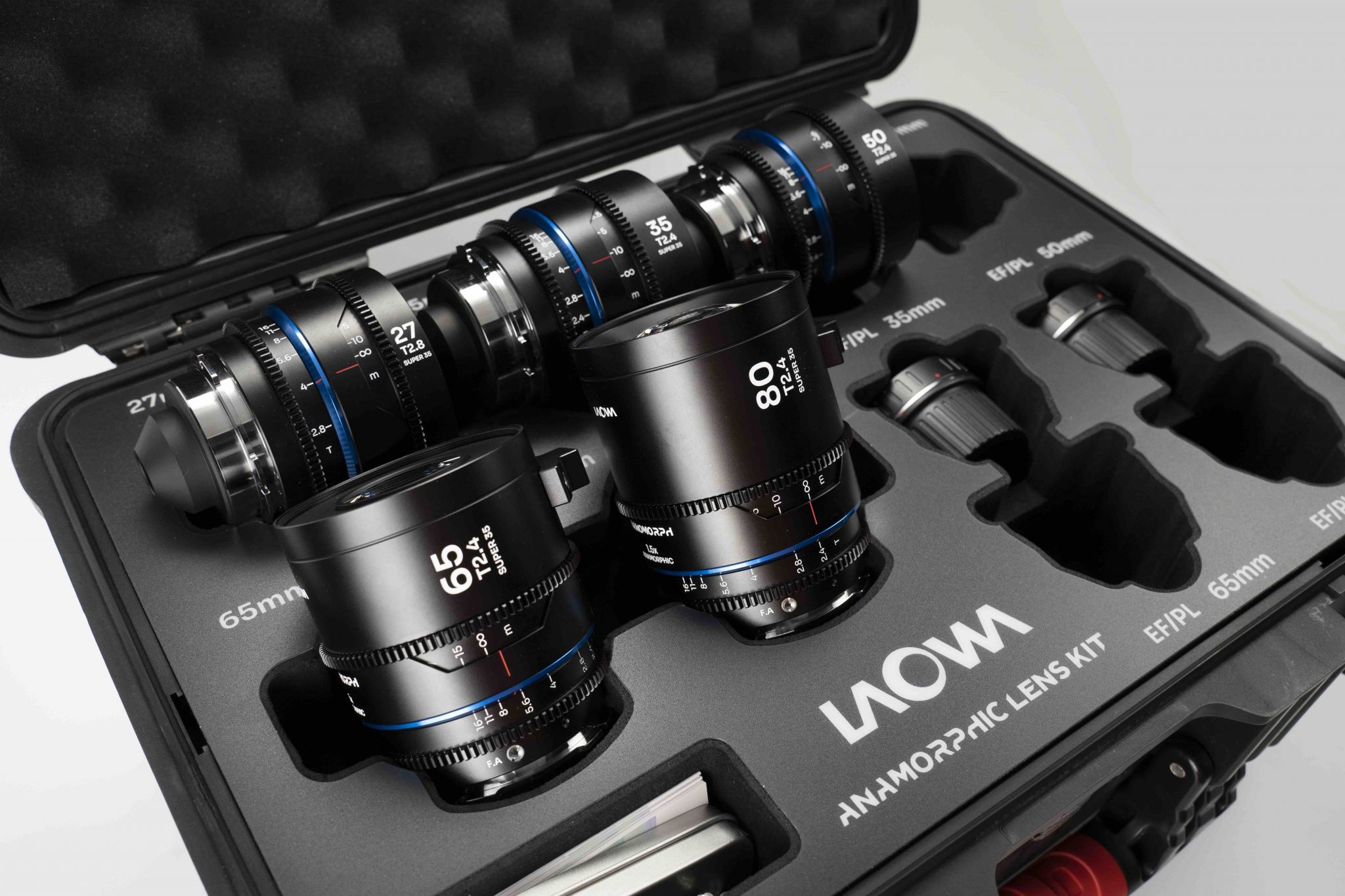 Laowa 65mm & 80mm 1.5x T2.4 Nanomorph & 1.33X FRONT Anamorphic Adapter ...