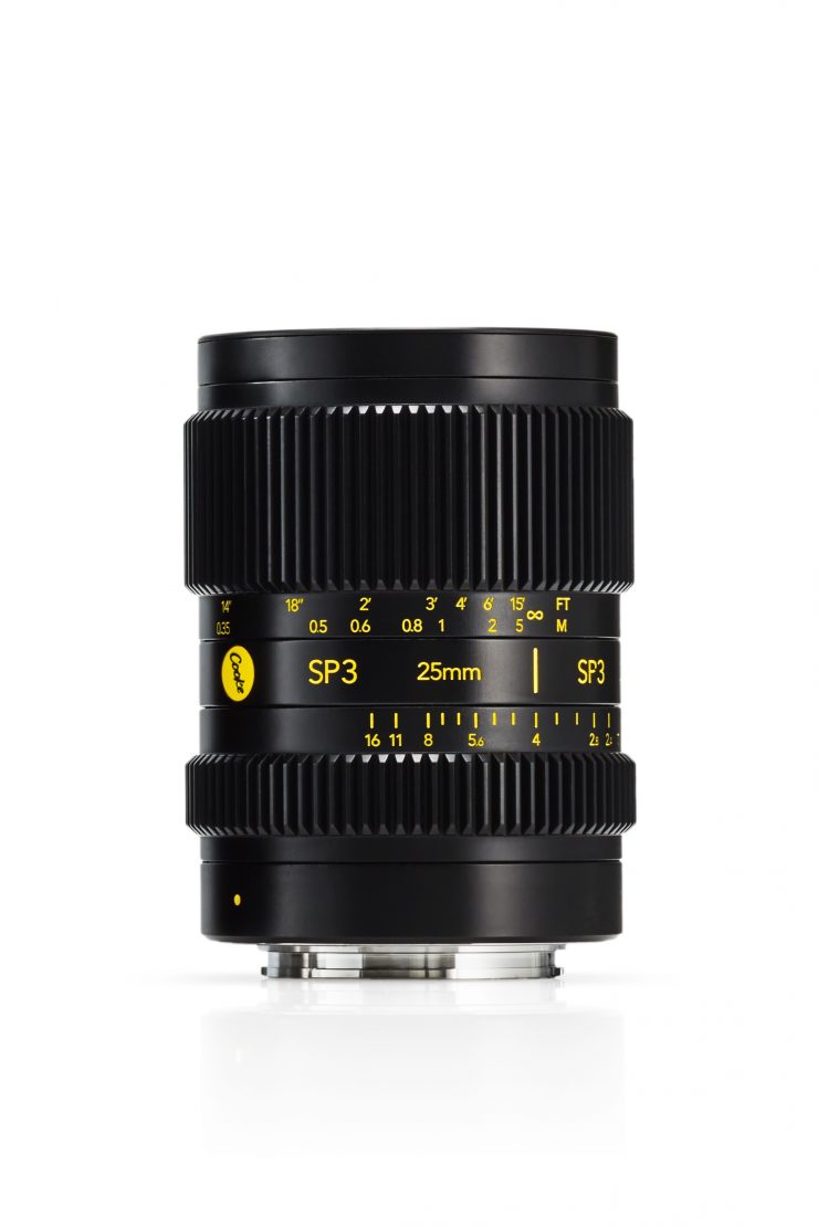 Cooke SP3 25mm Vertical on White