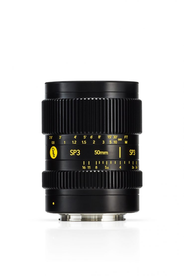 Cooke SP3 50mm Vertical on White
