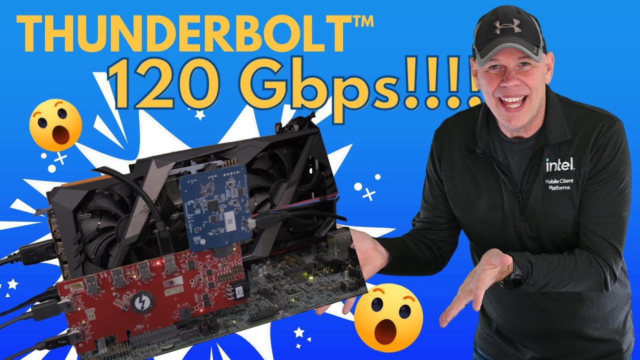 Next generation Thunderbolt delivers 80Gbps120Gbps