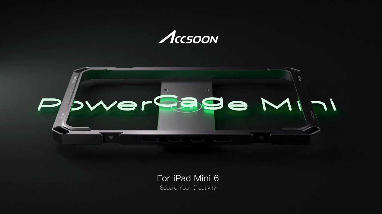 A solid cage and power solution for your iPad mini 6 Accsoon iPad PowerCage Mini