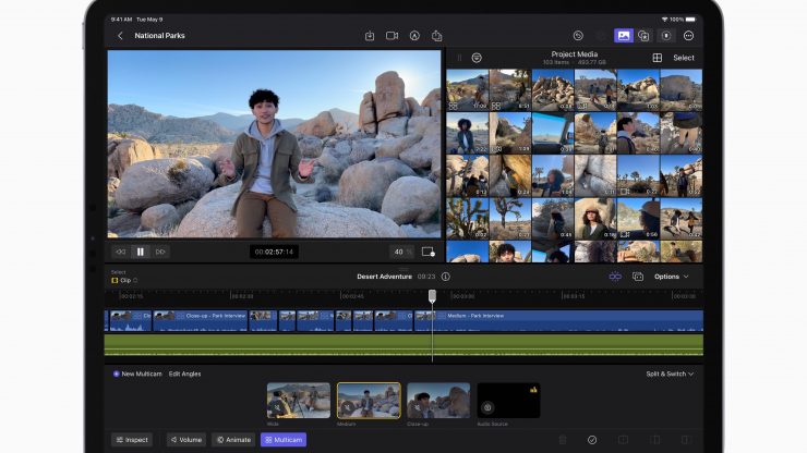 Apple iPad Final Cut Pro multicam video editing (1)