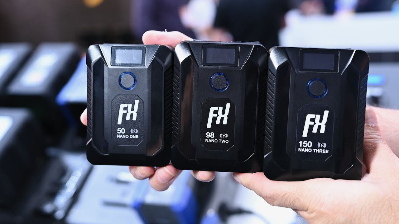 Batteria Wireless FXlion Nano One/Two/Three A V-mount | 50/98/150 Wh Per DSLR