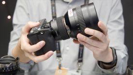 Samyang VA F Series Anamorphic Adapter Prototype shown at IBC 2023