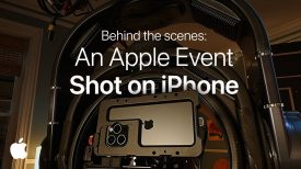 Behind the scenes An Apple Event shot on iPhone