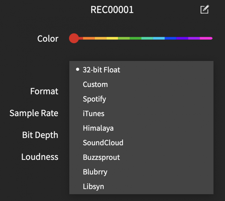 Output Options