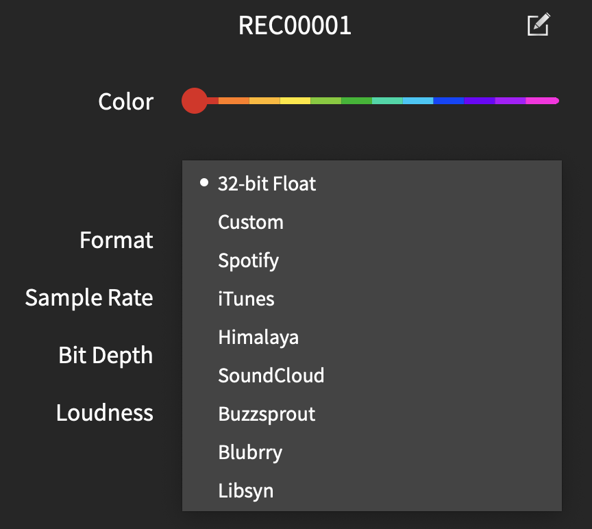 Output Options - Newsshooter