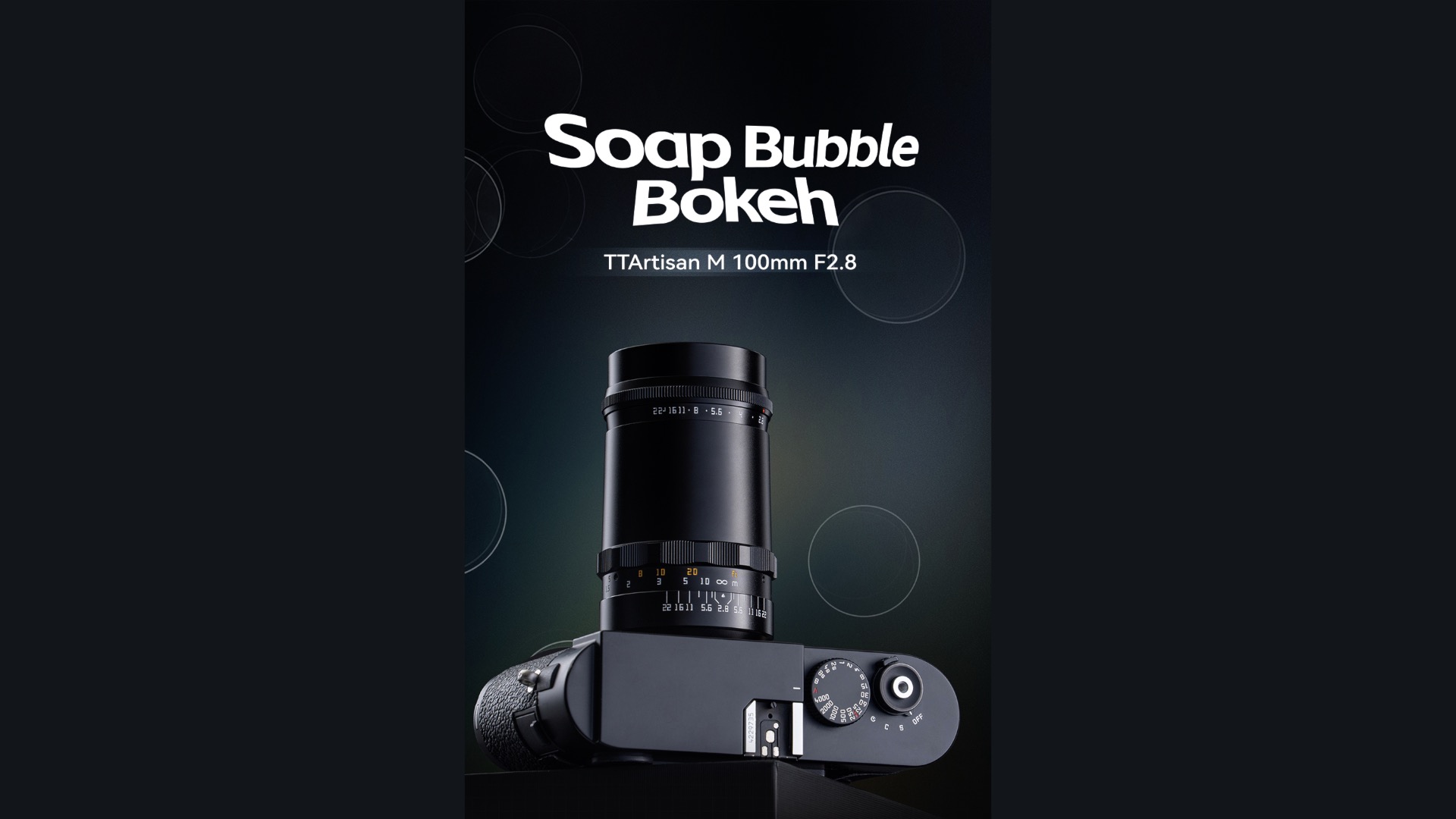 Photo of TTartisan 100mm F2.8 Cleaning soap Bubble Bokeh Lens Leica M Mount