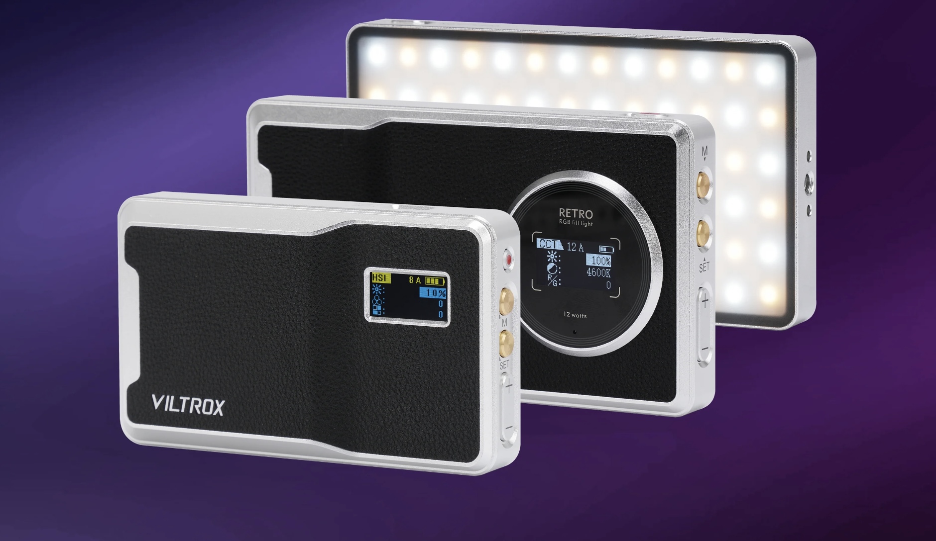 Viltrox Retro 08X & Retro 12X Portable RGB LED Lights - Newsshooter