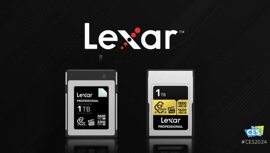 Photo of Lexar CFexpress 4.0 Kind B DIAMOND Collection & CFexpress Kind A GOLD Collection reminiscence playing cards