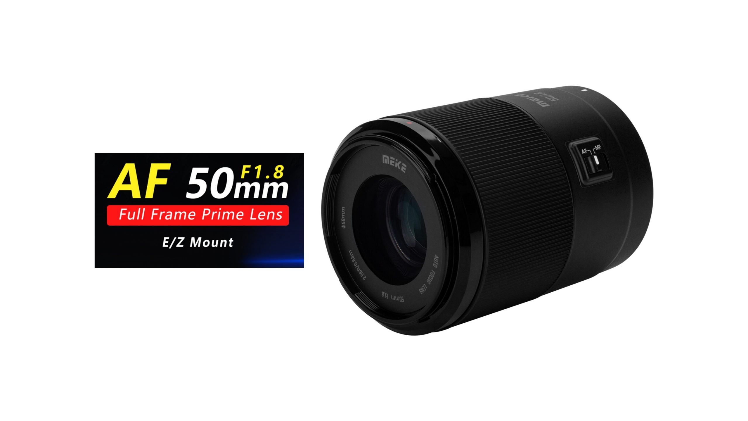 thumbnail image 2 of Meike 50mm F1.8 STM Auto Focus Lens For Nikon Z Mount - Full Frame Prime Portrait Lens With Filter 2 of 9