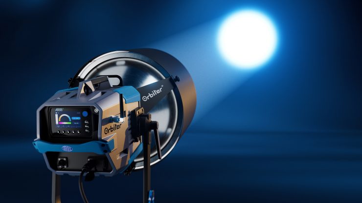 Photo of ARRI Orbiter Beam optic with optimum brightness for long-throw functions