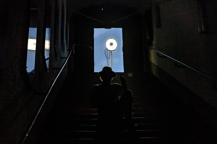 2 arri orbiter beam night shoot