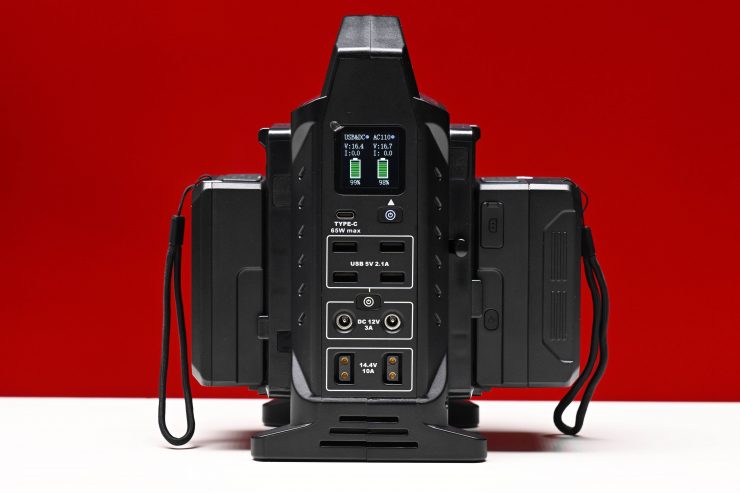 CAME TV Dual Battery Charger Power Inverter Power Strip 4008