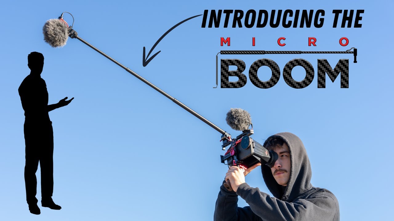 Introducing Zacutos MicroBOOM on camera mounted boom pole for interviewing