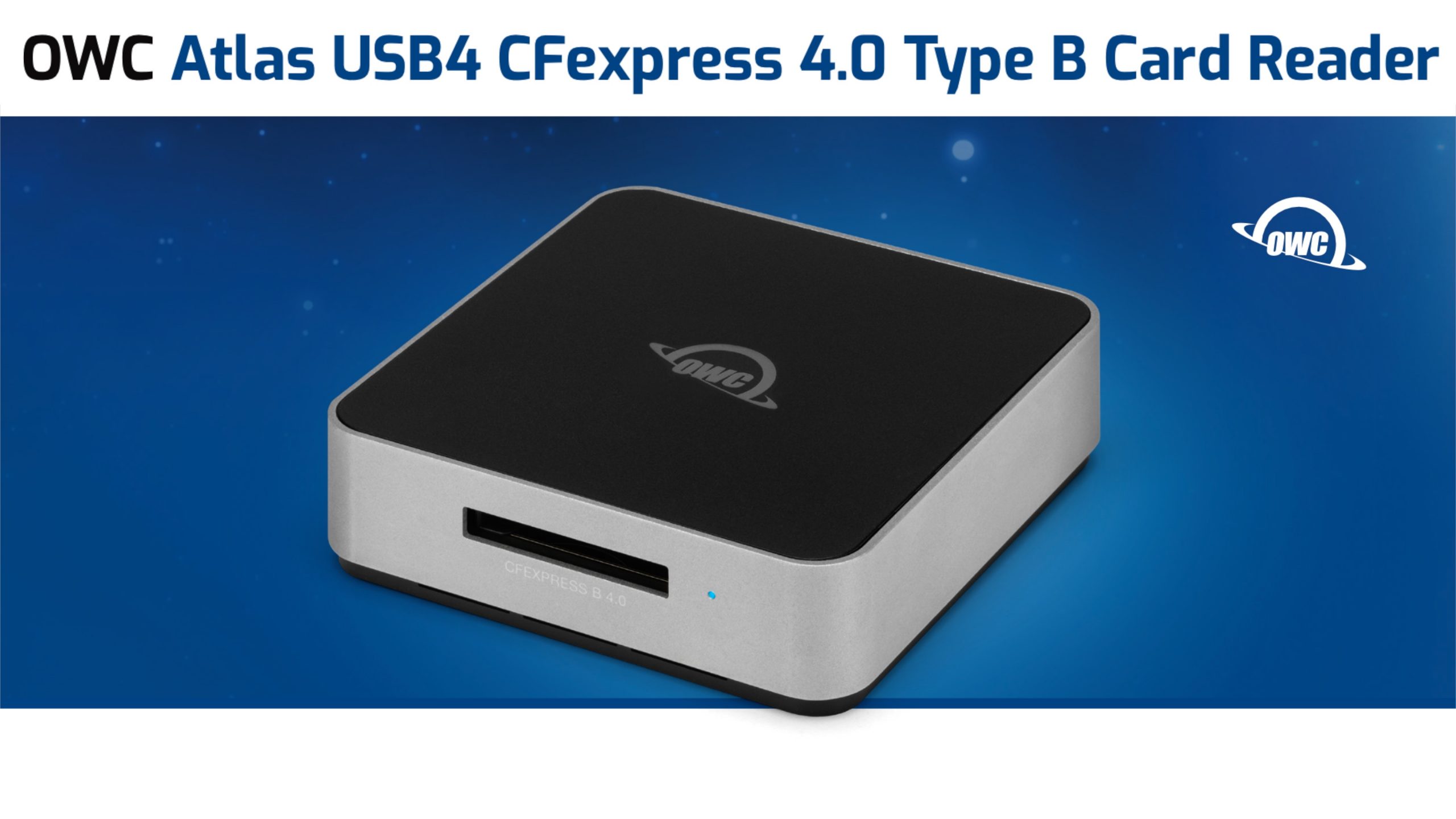OWC Atlas USB4 CFexpress 4.0 Type B card reader - Newsshooter