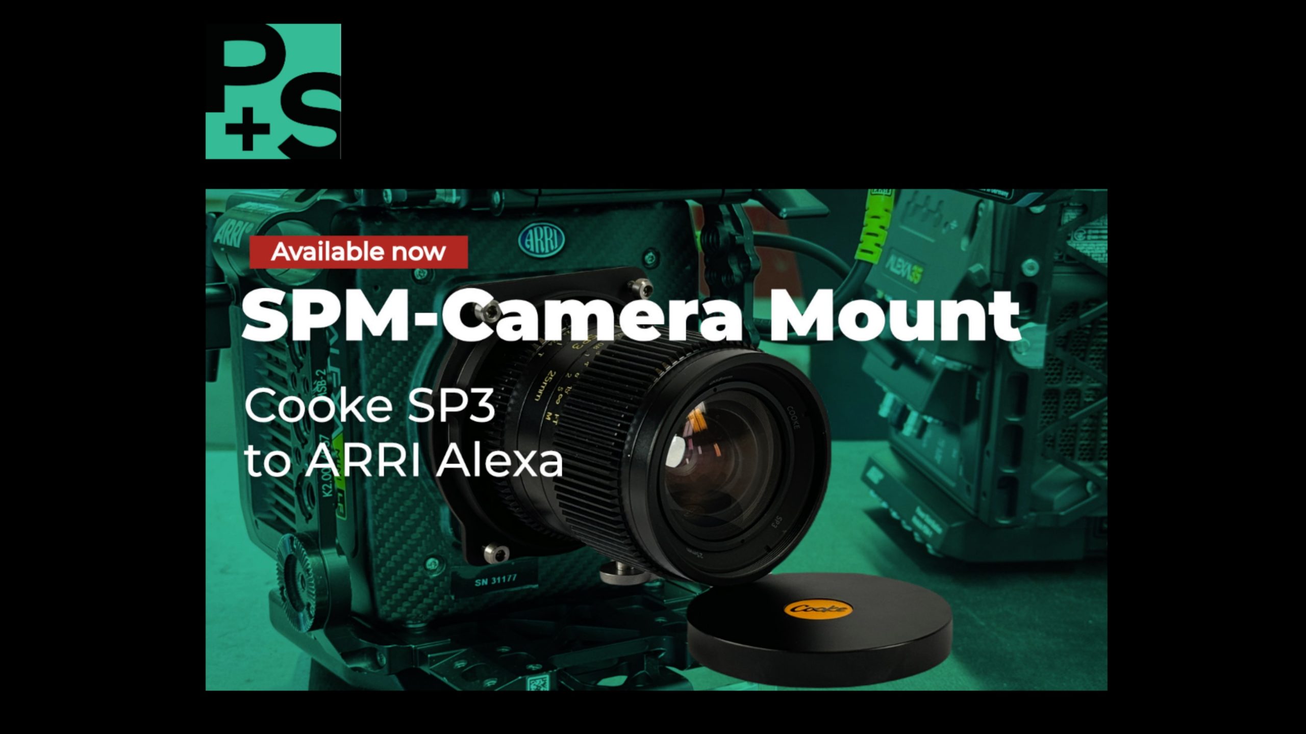 P+S Technik SPM-Camera Mount for putting Cooke SP3 Lenses on ARRI