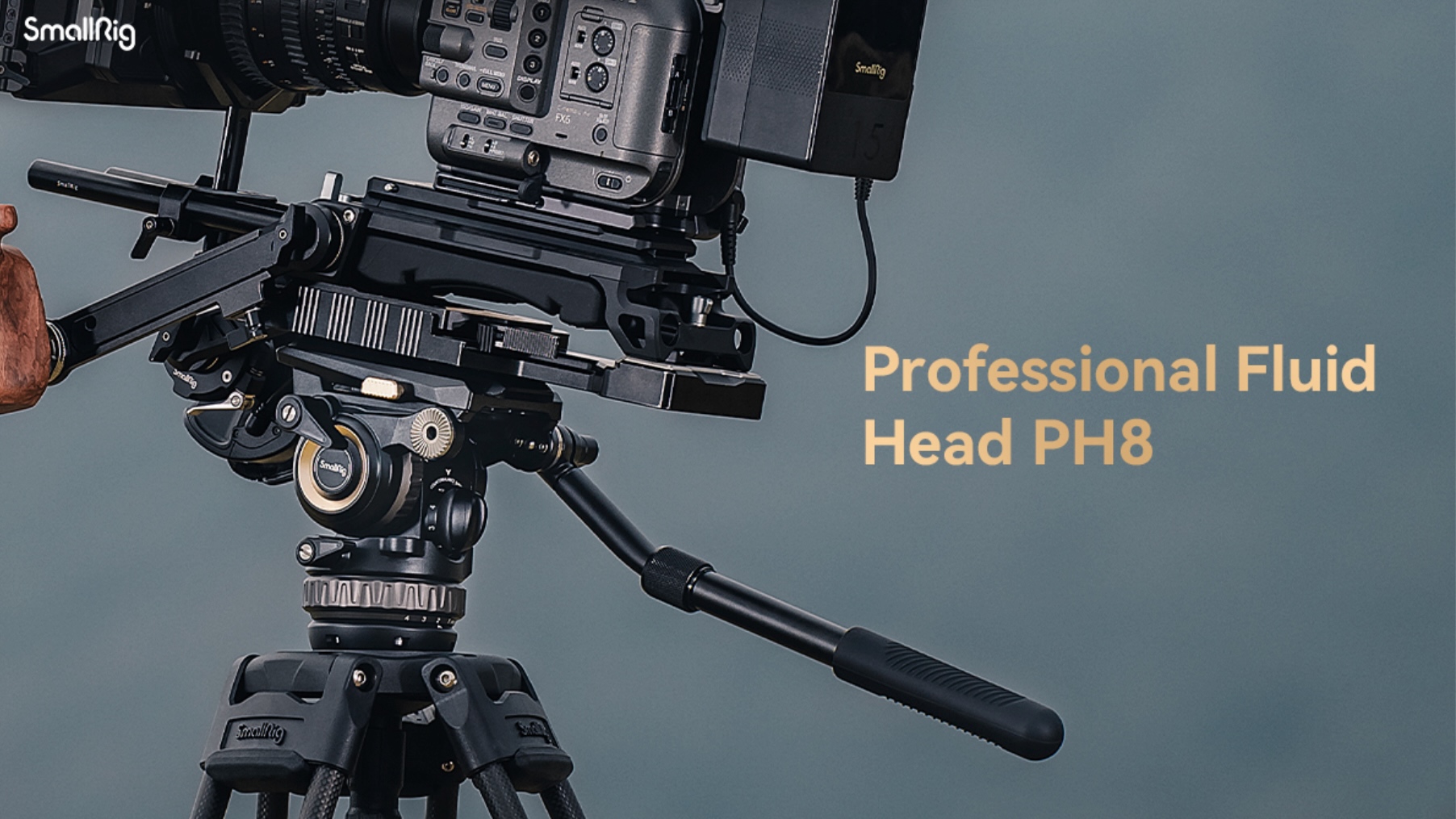 SmallRig PH8 Professional Fluid Head Newsshooter