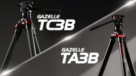 Your Shooting Travel Companions Gazelle TA3B and TC3B Tripods