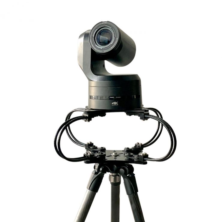 PTZ camera on tripod