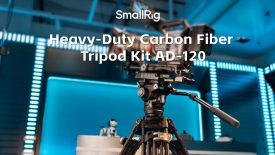 New Product Launch SmallRig Heavy Duty Carbon Fiber Tripod Kit AD 120