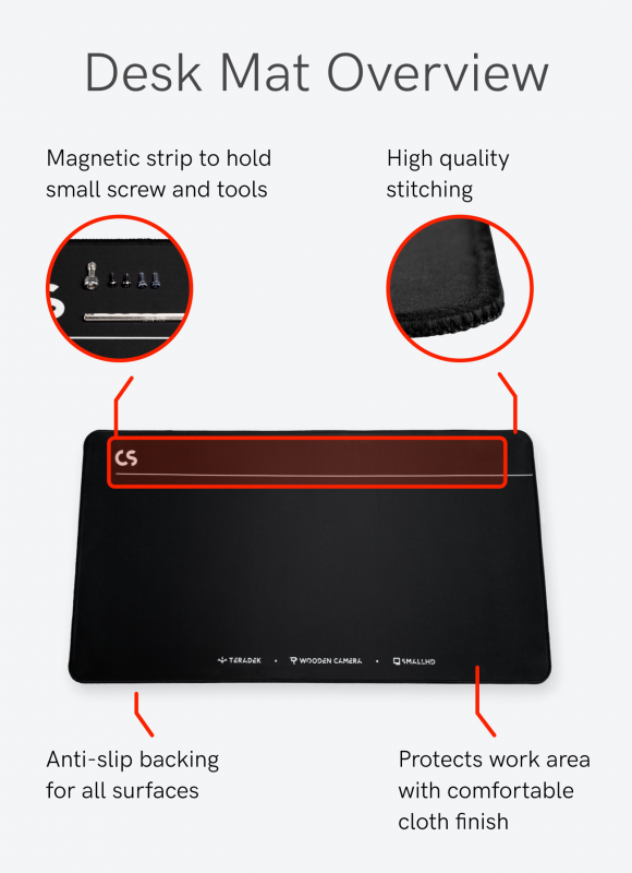 Computer Magatic Mat CS Desk Mat with Magnetic Strip - Newsshooter