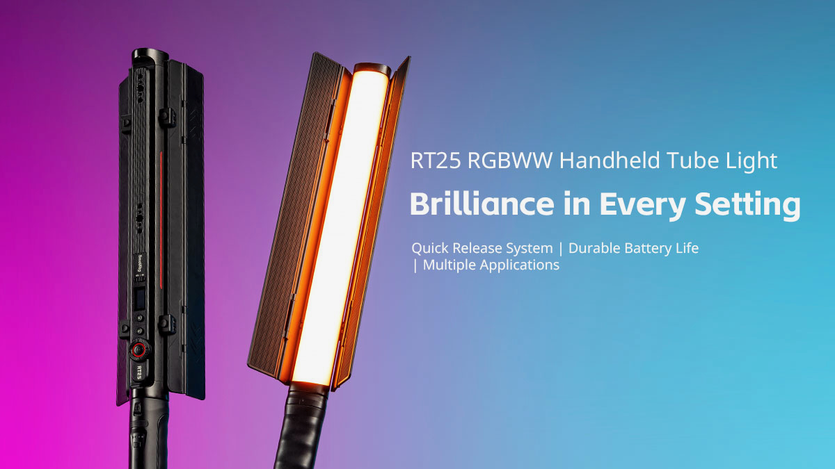 SmallRig RT25 Handheld Tube Light with Battery Handle Grip